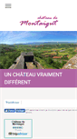 Mobile Screenshot of chateau-de-montaigut.com